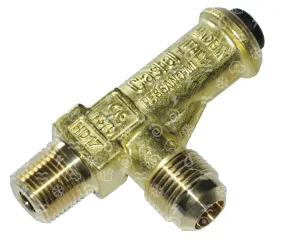 ventil pojistný CASTEL 3060/34C230, šroubovací, 3/8